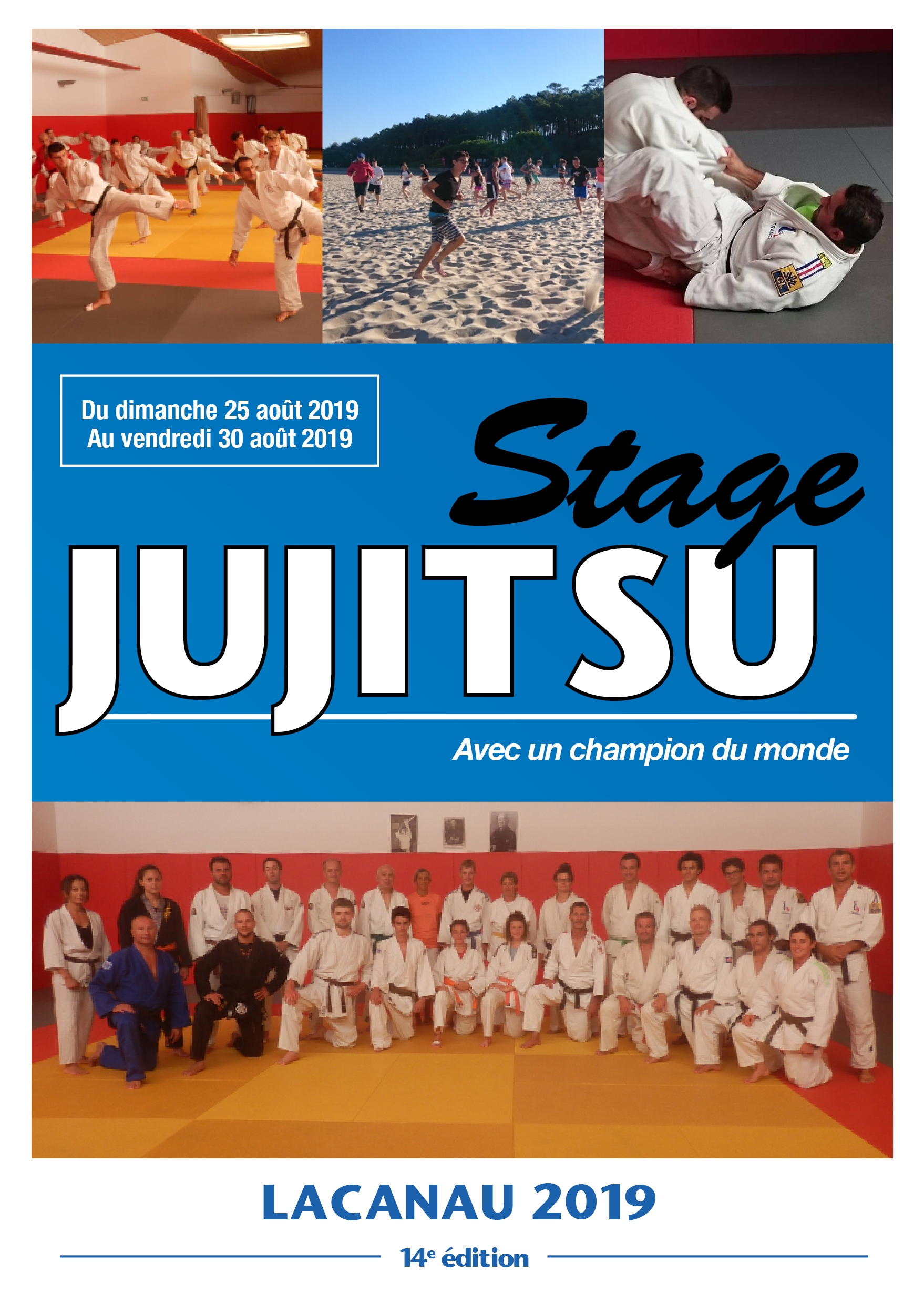 Stage Jujitsu à Lacanau (2019)